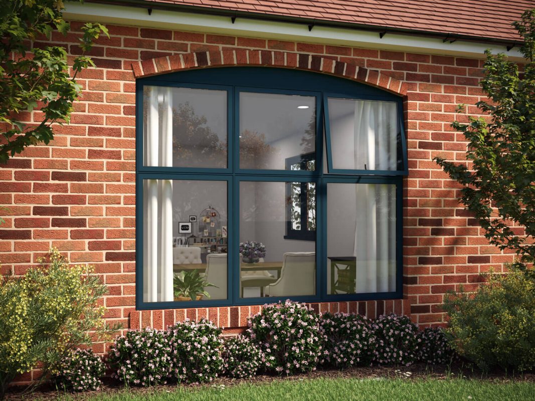 black aluminium windows amersham